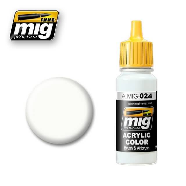 Ammo Mig 024 WHASHABLE WHITE CAMO JAR 17ML
