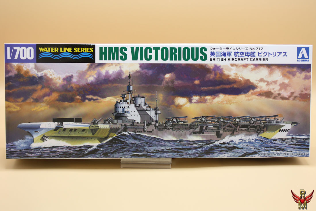 Aoshima 1/700 British Aircraft Carrier HMS Victorious water line series