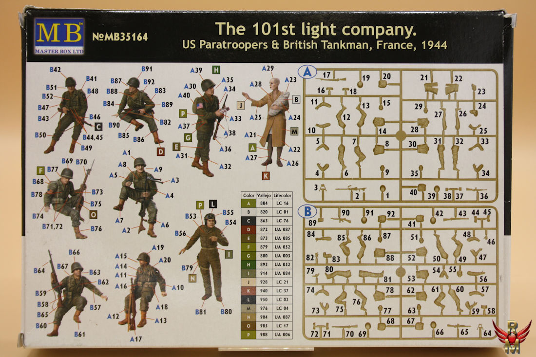 Master Box 1/35 The 101st light company