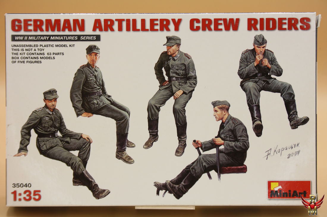 MiniArt 1/35 German Artillery Crew Riders