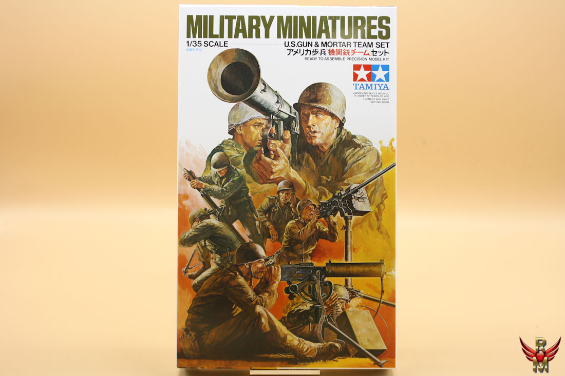 Tamiya 1/35 US Gun and Mortar Team Set