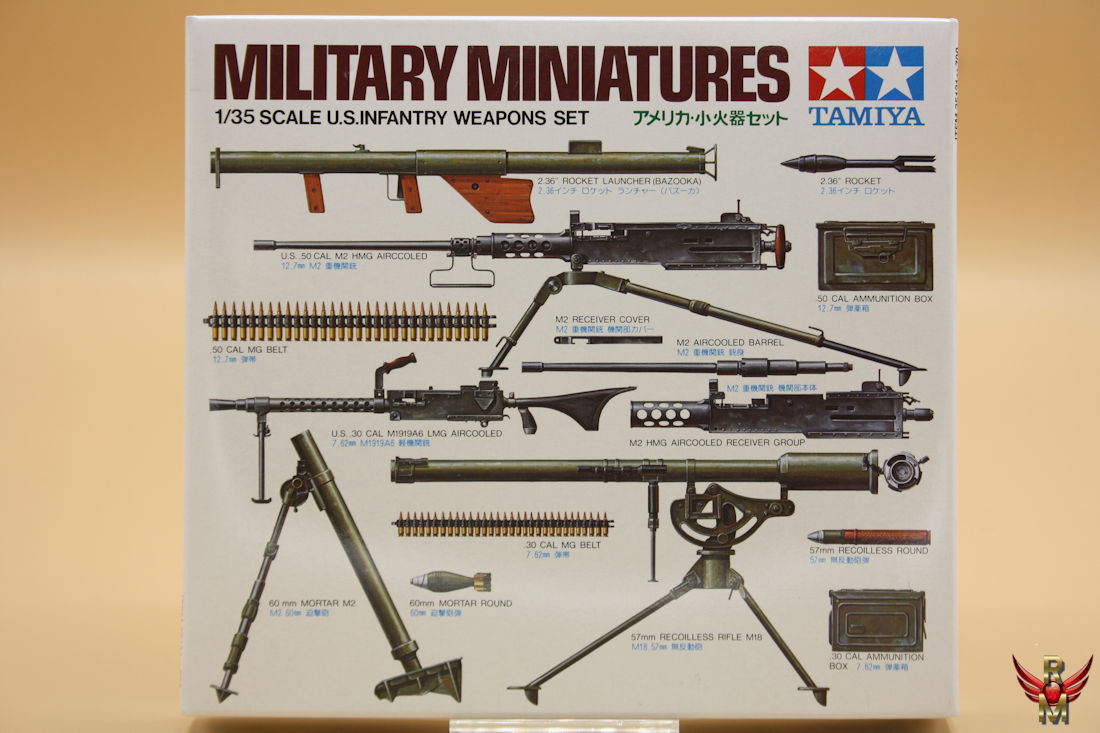 Tamiya 1/35 US Infantry Weapons Set