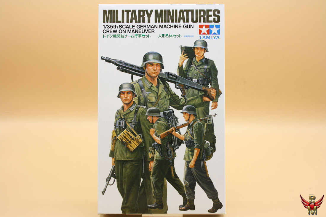 Tamiya 1/35 German Machine Gun Crew On Maneuver