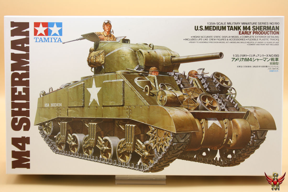 Tamiya 1/35 US Medium Tank M4 Sherman Early Production