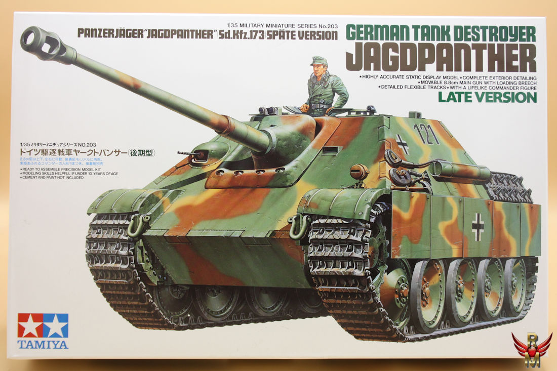 Tamiya 1/35 Panzerjäger Jagdpanther Sd Kfz 173 Late version
