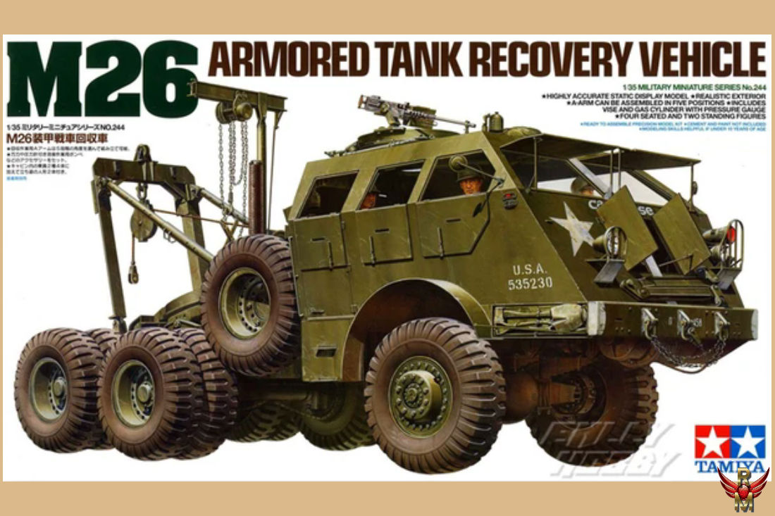 Tamiya 1/35 M26 Armored Tank Recovery Vehicle