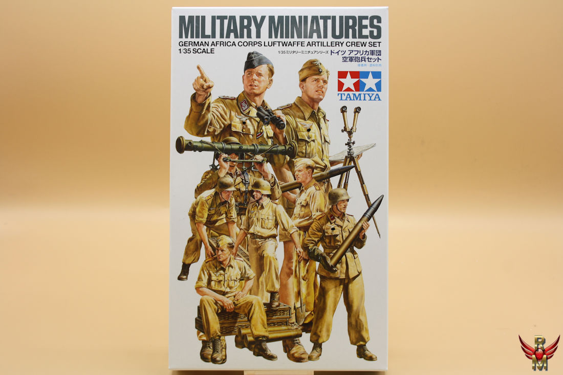 Tamiya 1/35 German Africa Corps Luftwaffe Artillery Crew Set