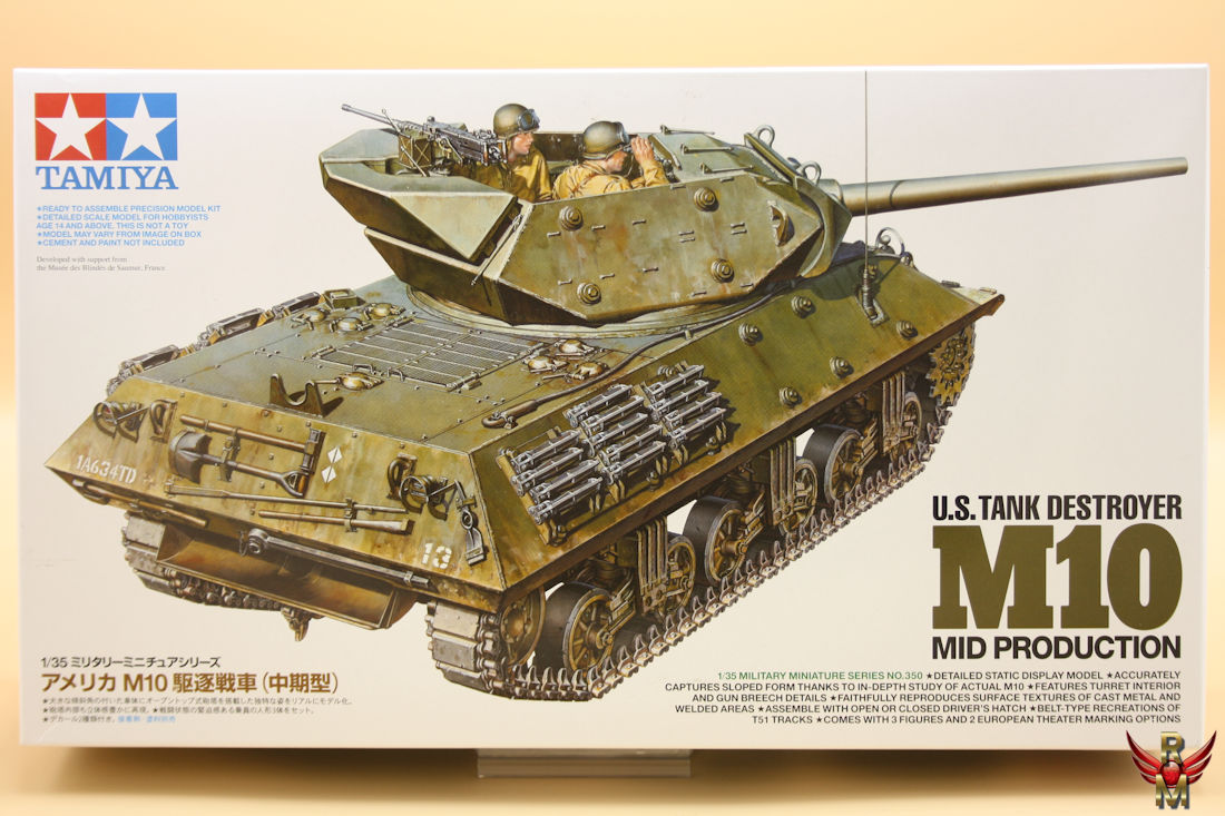 Tamiya 1/35 US Tank Destroyer M10 Mid Production
