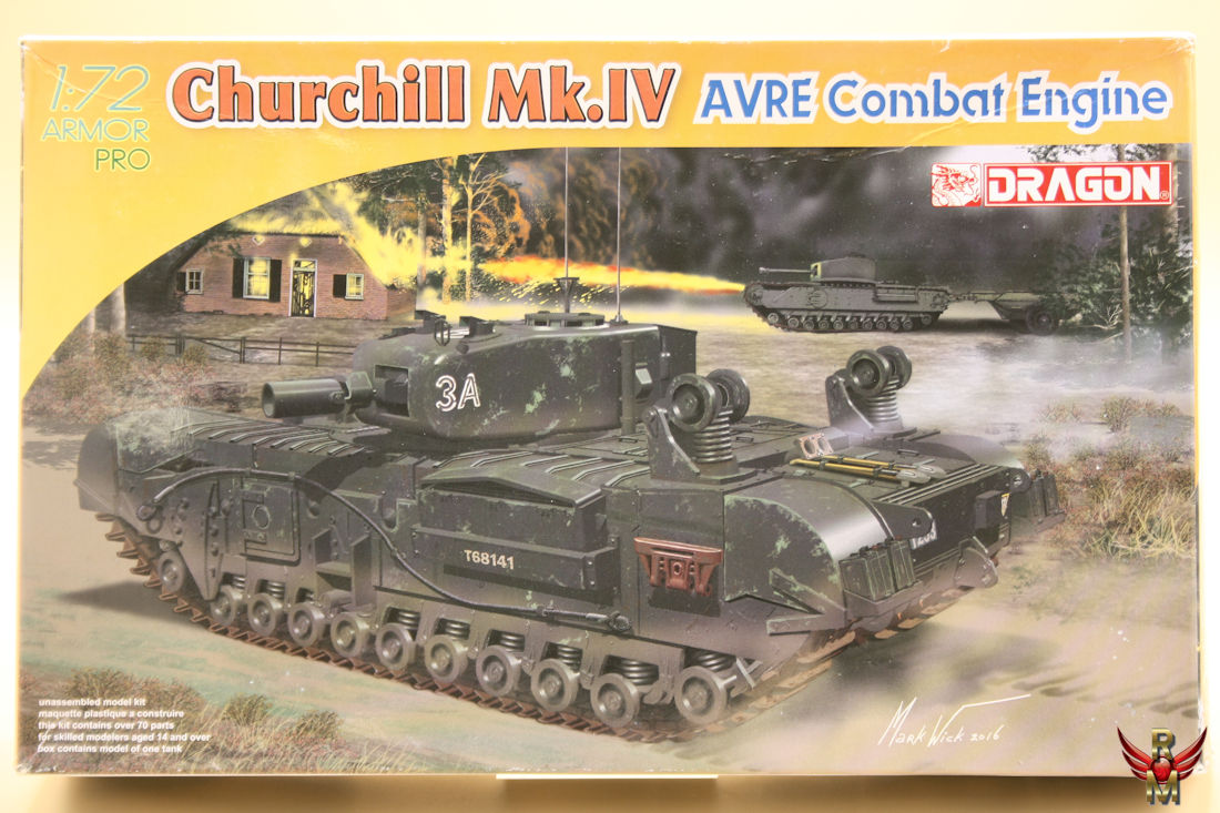 Dragon 1/72 Churchill Mk IV AVRE Combat Engine