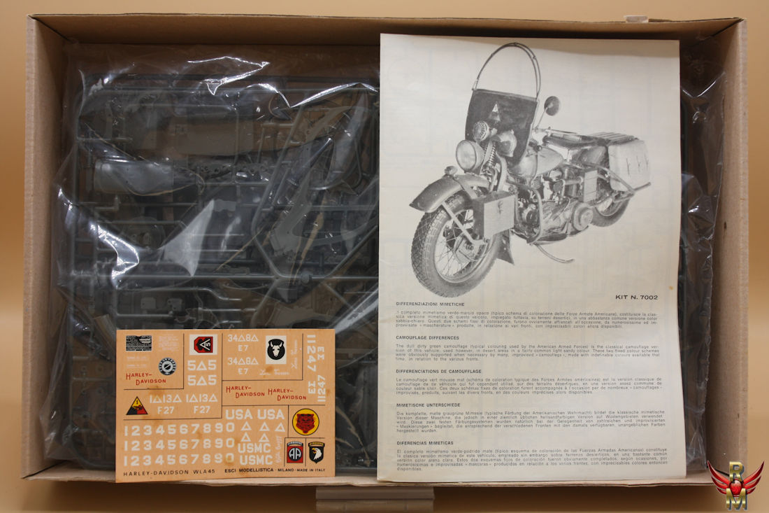 ESCI 1/9 Harley Davidson WLA 45