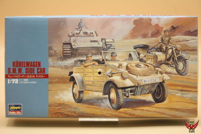 Hasegawa 1/72 German Army Kübelwagen / BMW Side Car
