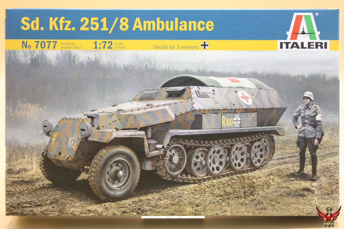 Italeri 1/72 Sd Kfz 251/8 Ambulance