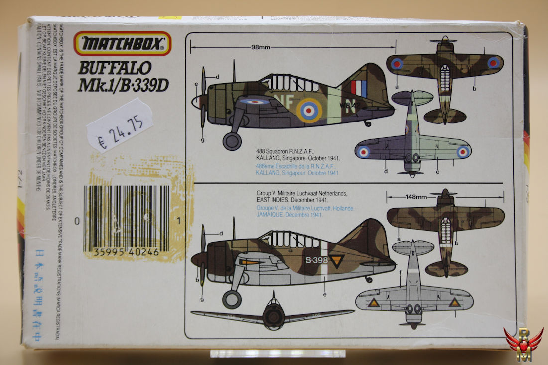 Matchbox 1/72 Brewster Buffalo