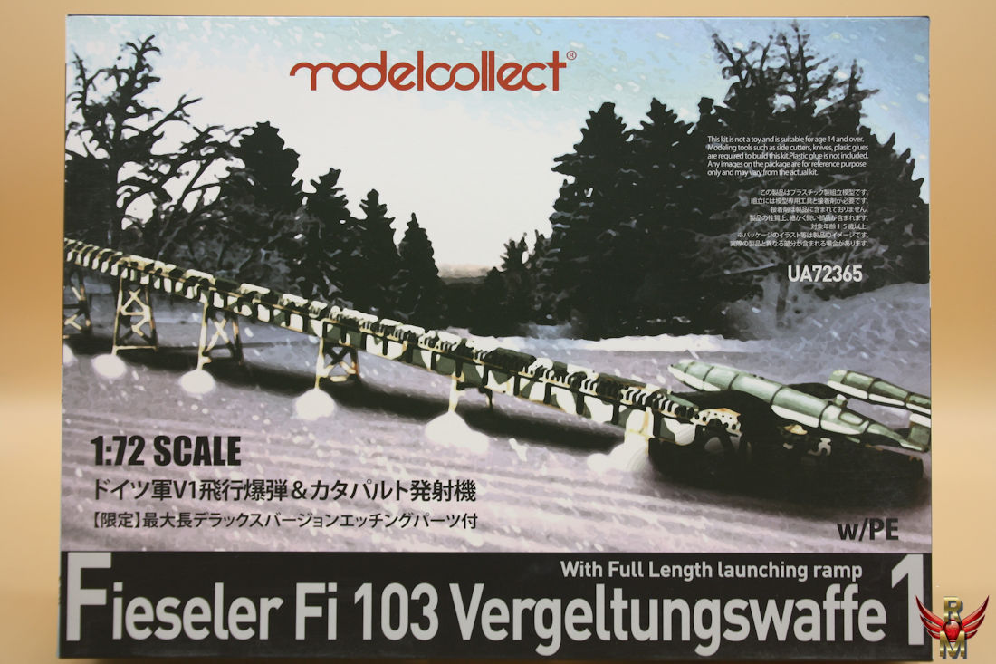 Modelcollect 1/72 German WWII V1 Missile launching position full size Version