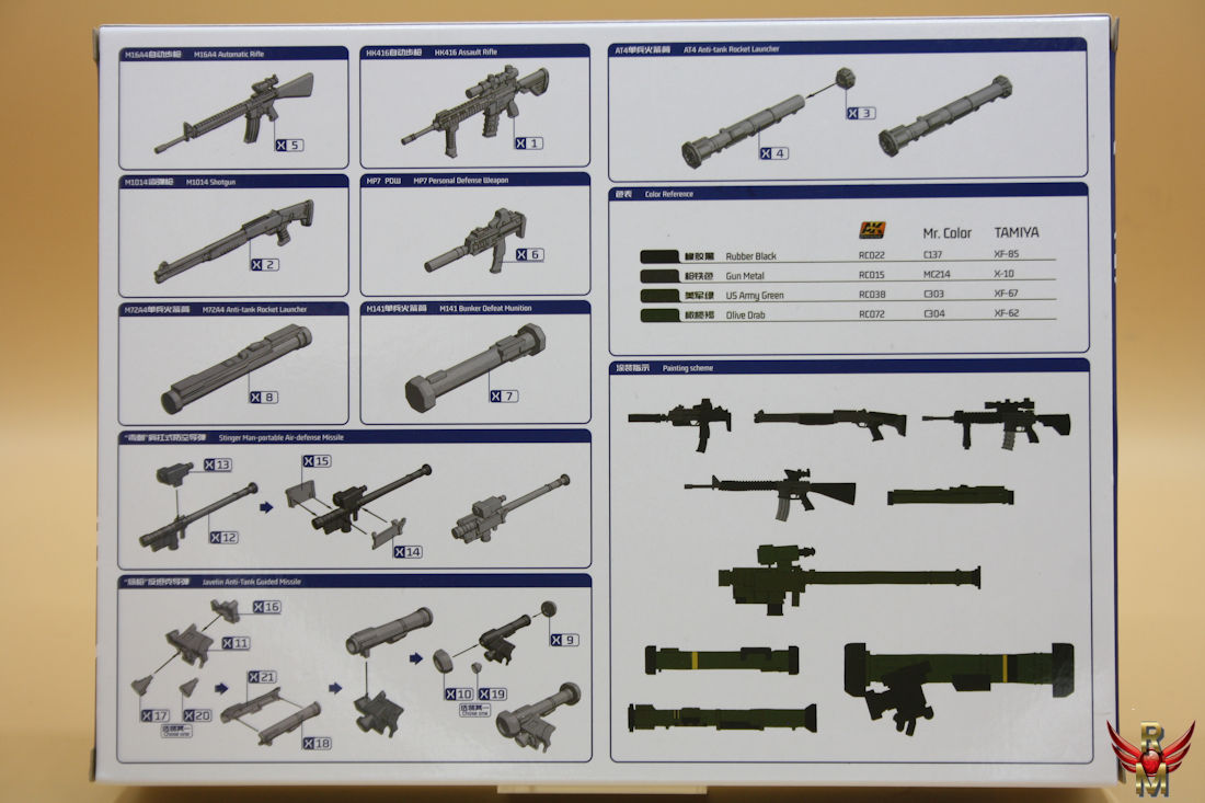 Magic Factory 1/35 NATO Individual Weapon Set A