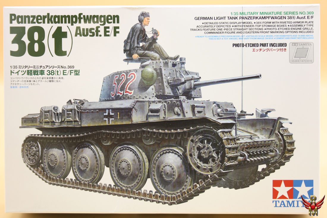Tamiya 1/35 Panzerkampfwagen 38t Ausf E/F