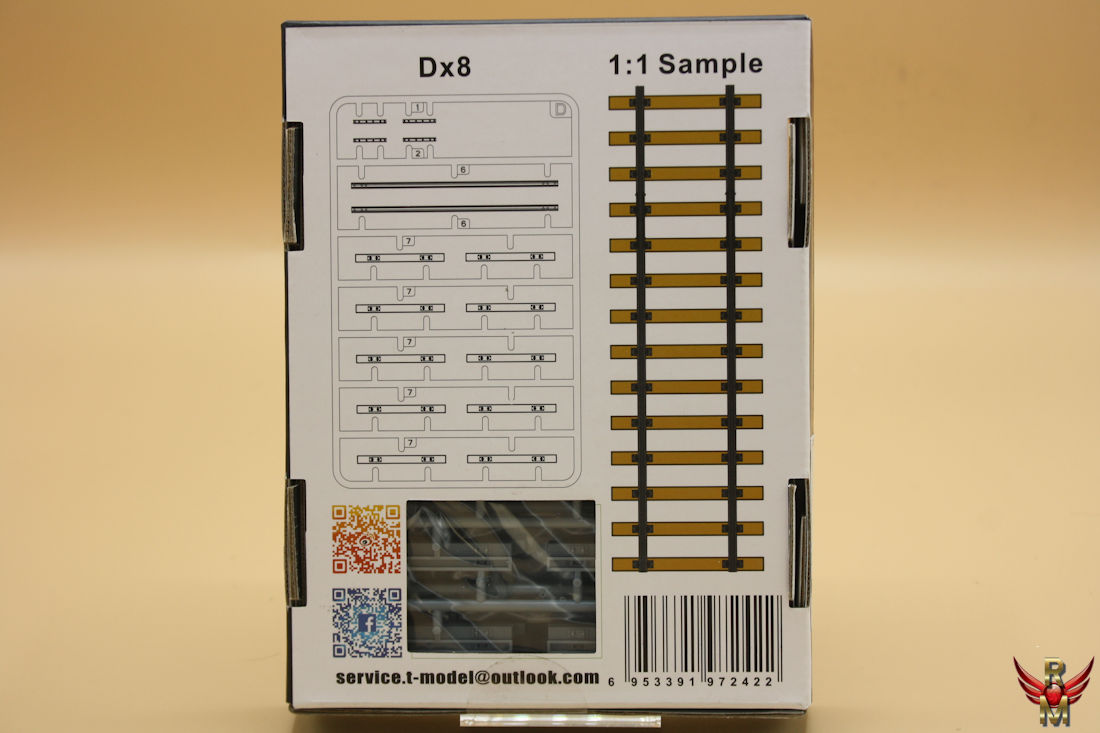 T-MODEL 1/72 WWII German Railway Tracks Double Pack