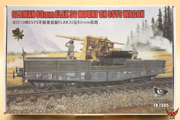 T-Model 1/72 German 88mm FLAK 36 Mount on SSYS Wagon