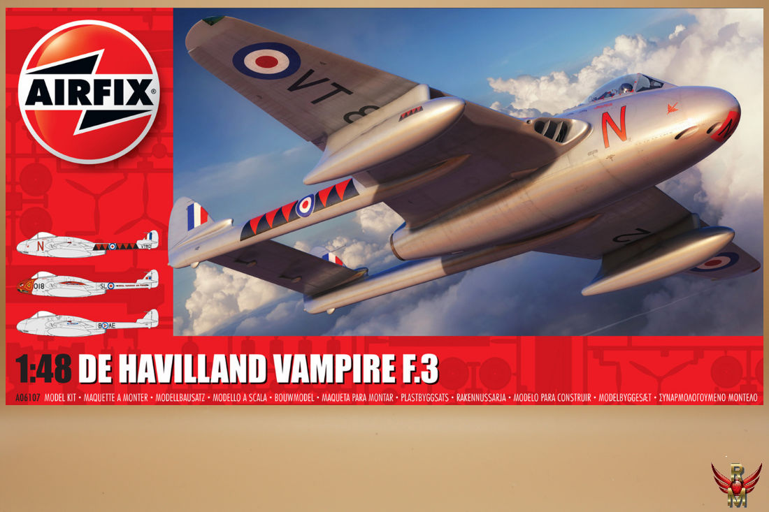 Airfix 1/48 De Havilland Vampire F 3