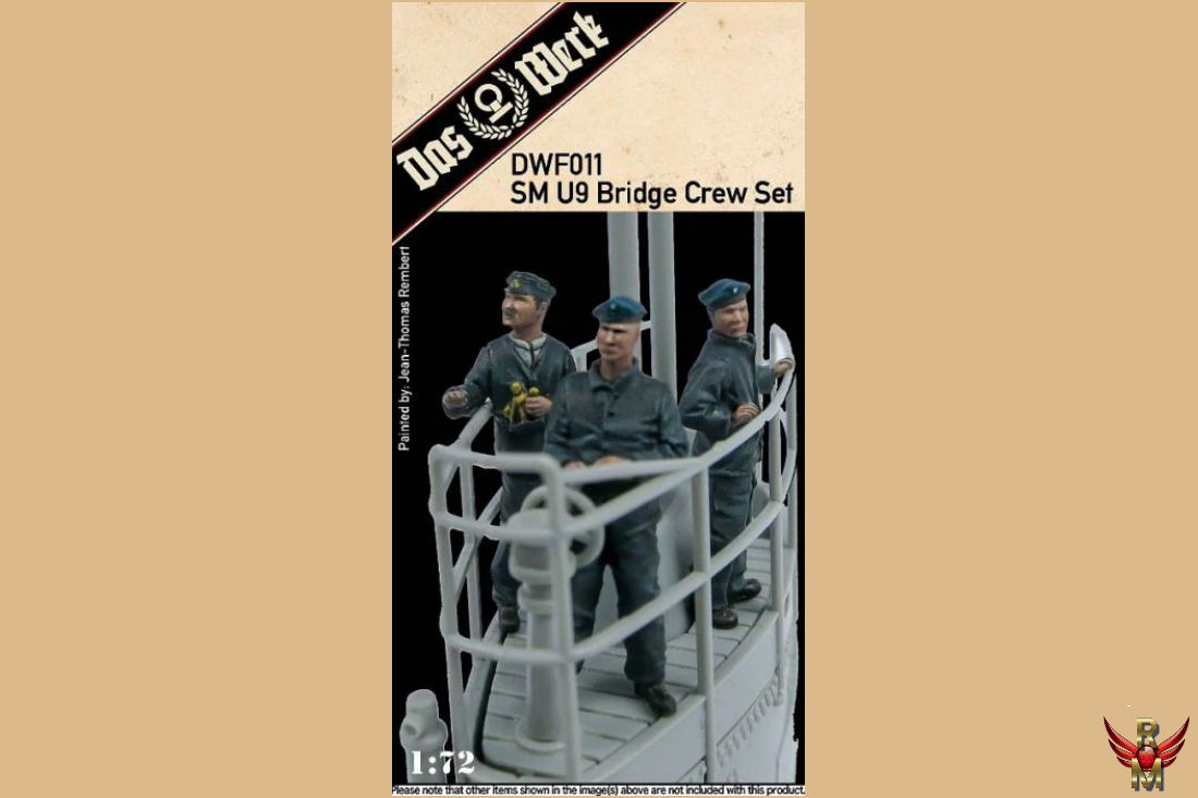 Das Werk 1/72 SM U9 Bridge Crew