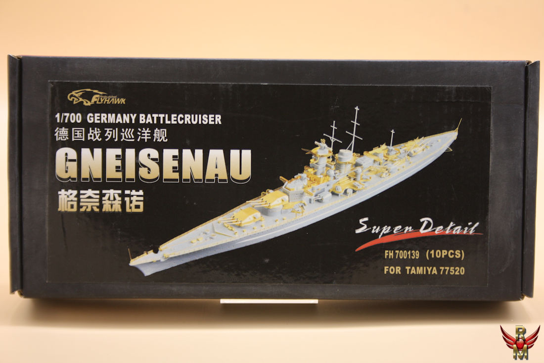 Flyhawk 1/700 German Battlecruiser Gneisenau Super Detail