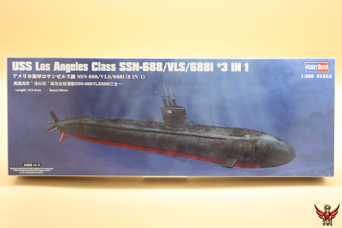 HobbyBoss 1/350 USS Los Angeles Class SSN-688/VLS/688I 3 in 1