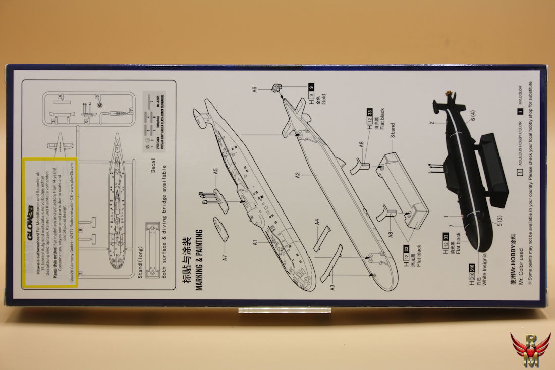 HobbyBoss 1/700 Russian Navy Akula Class Attack Submarine