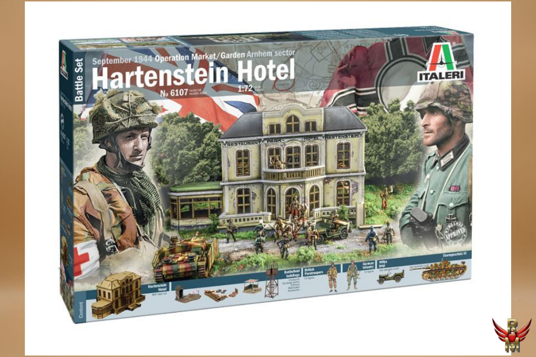 Italeri 1/72 1944 Market Garden Hartenstein Hotel