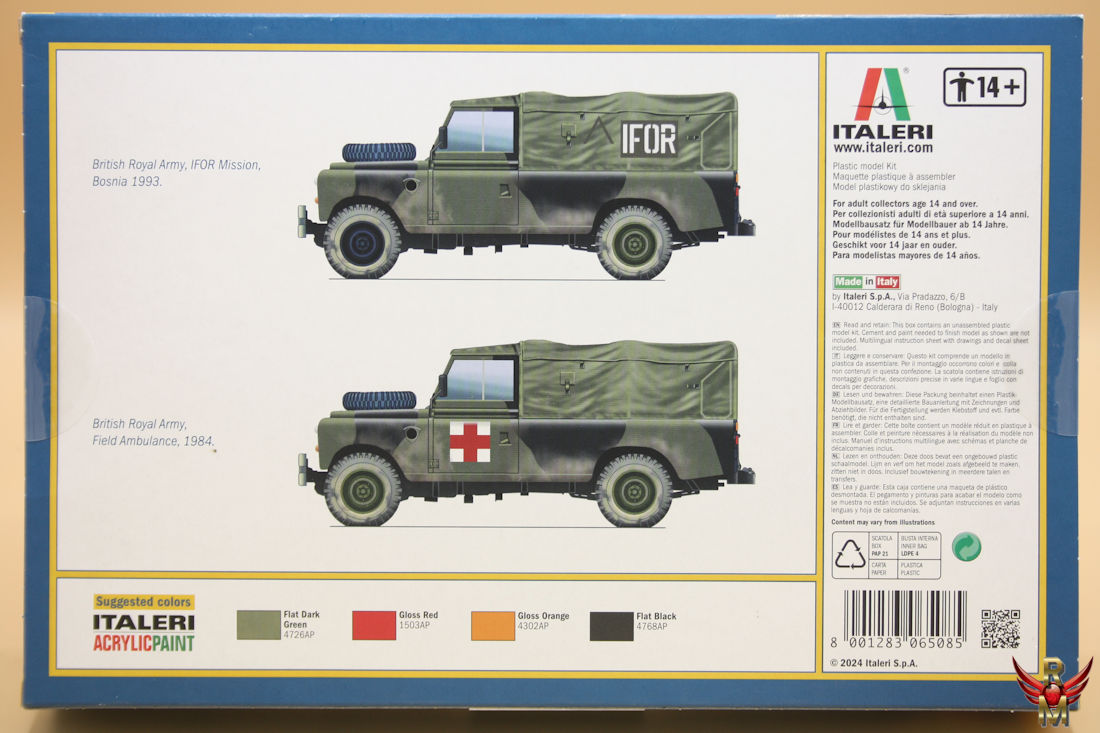 Italeri 1/35 Land Rover 109 LWB