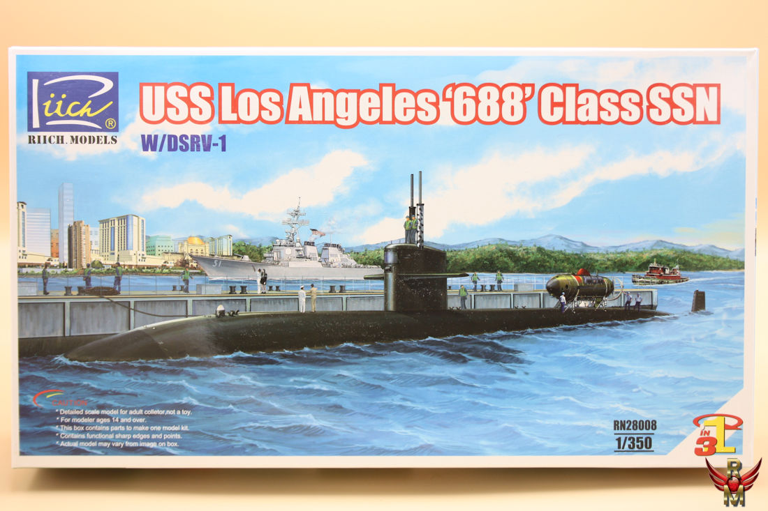 Riich Models 1/350 USS Los Angeles 688 Class SSN