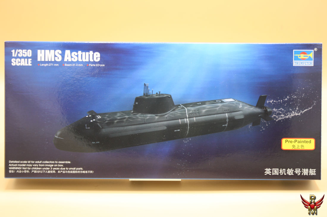 Trumpeter 1/350 HMS Astute Pre-Painted Model
