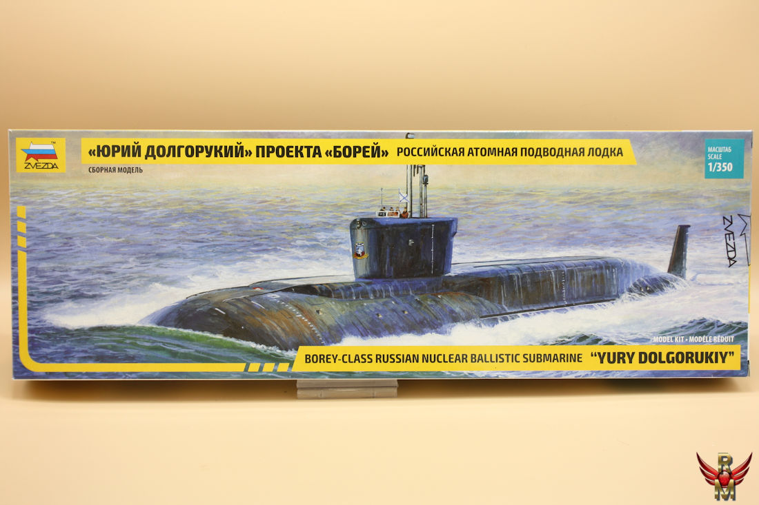Zvezda 1/350 Borey Class Russian Nuclear Ballistic Submarine Yury Dolgorukiy