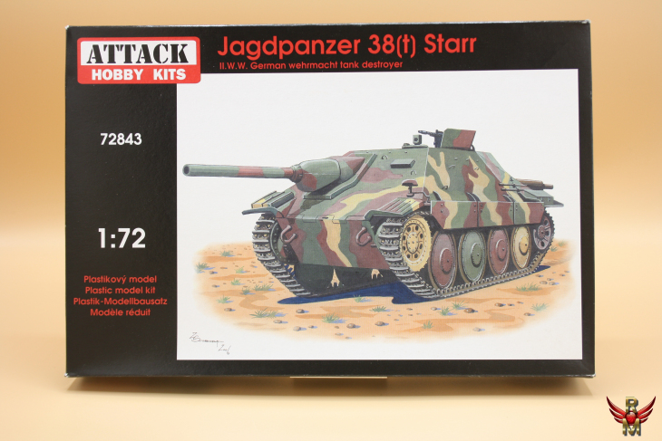 Attack Hobby Kits 1/72 German Jagdpanzer 38 t Starr SPECIAL EDITION