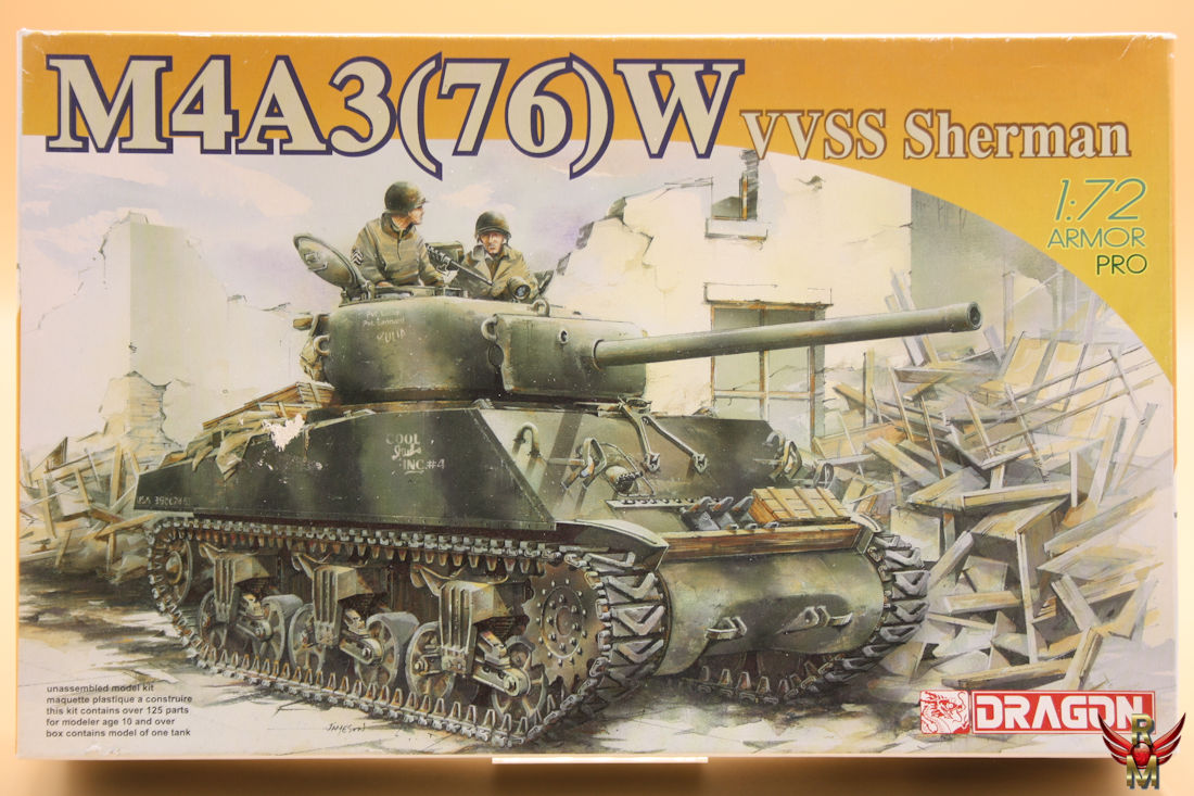 Dragon 1/72 M4A3 76W VVSS Sherman