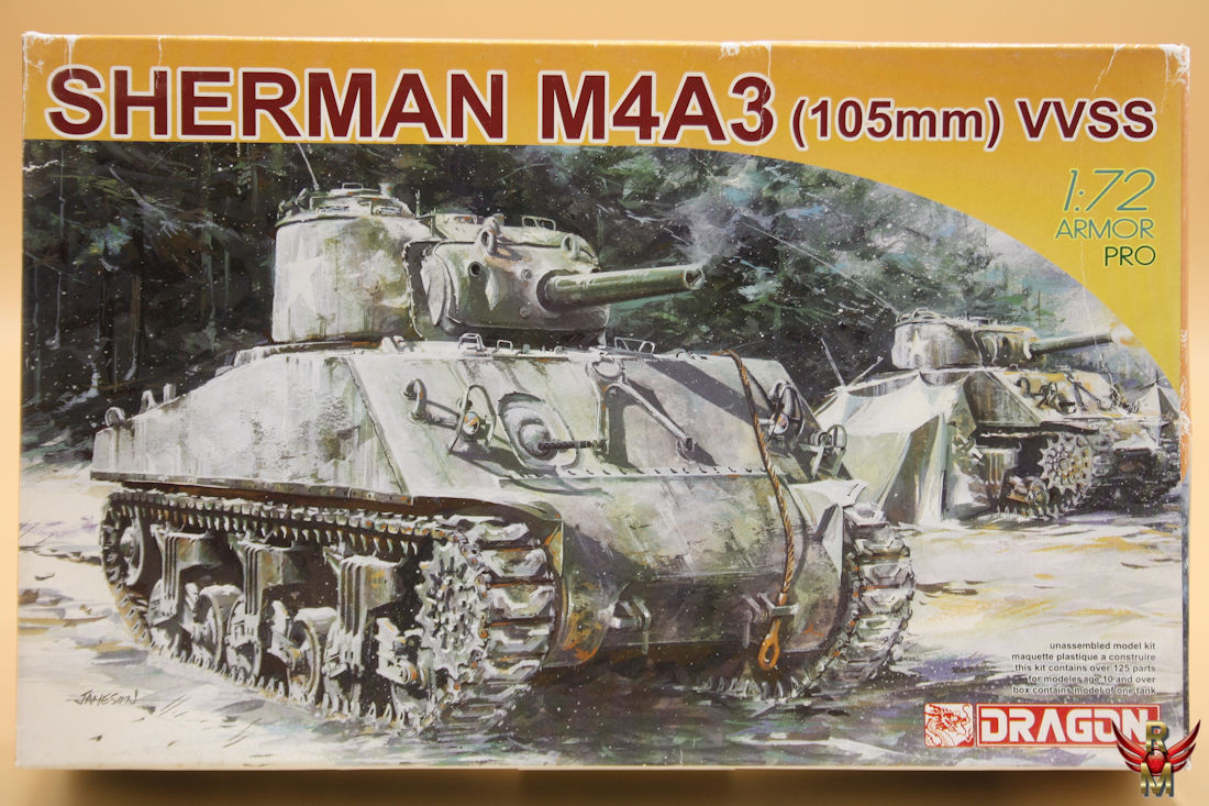 Dragon 1/72 M4A3 Sherman (105mm) VVSS