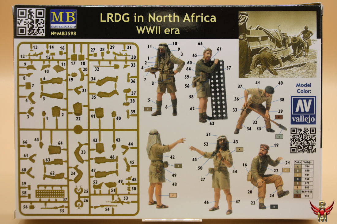 Master Box 1/35 LRDG in North Africa WWII era