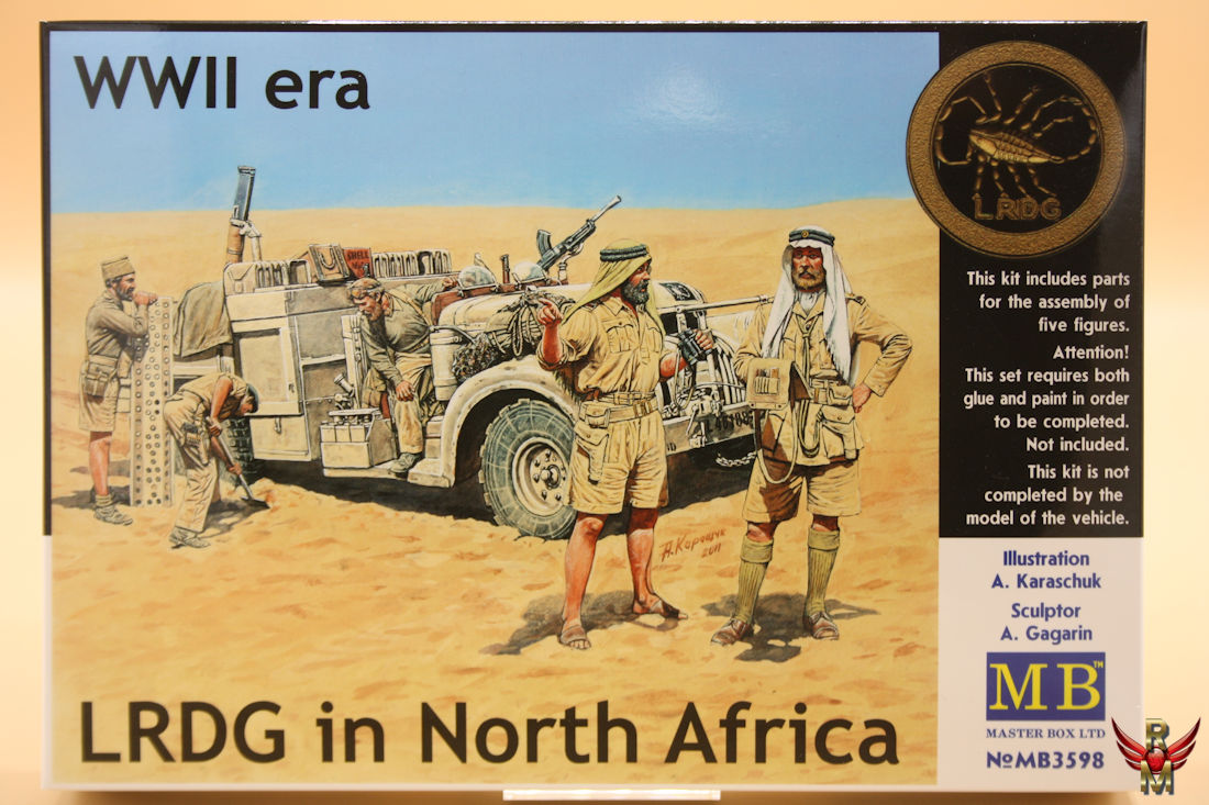Master Box 1/35 LRDG in North Africa WWII era
