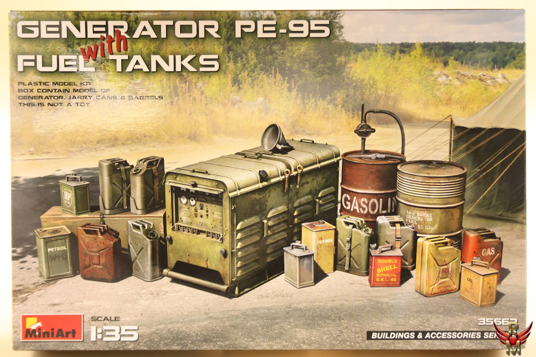 MiniArt 1/35 Generator PE-95 with Fuel Tanks