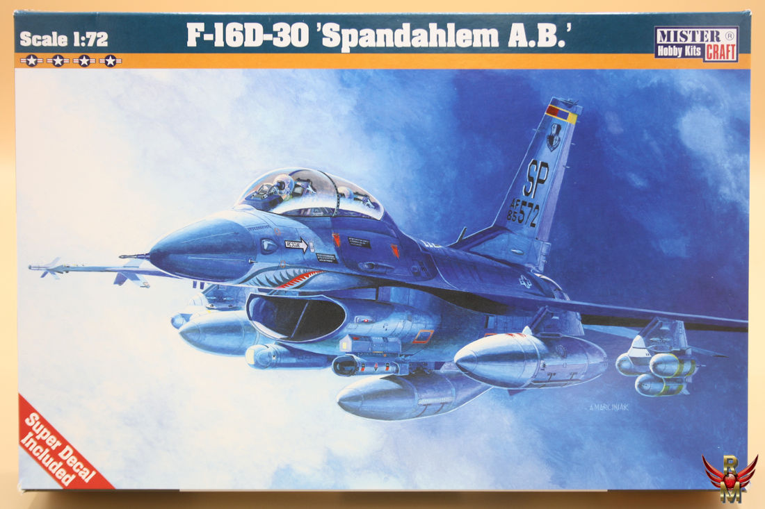 MisterCraft 1/72 F-16D-30 Spadahlem AB