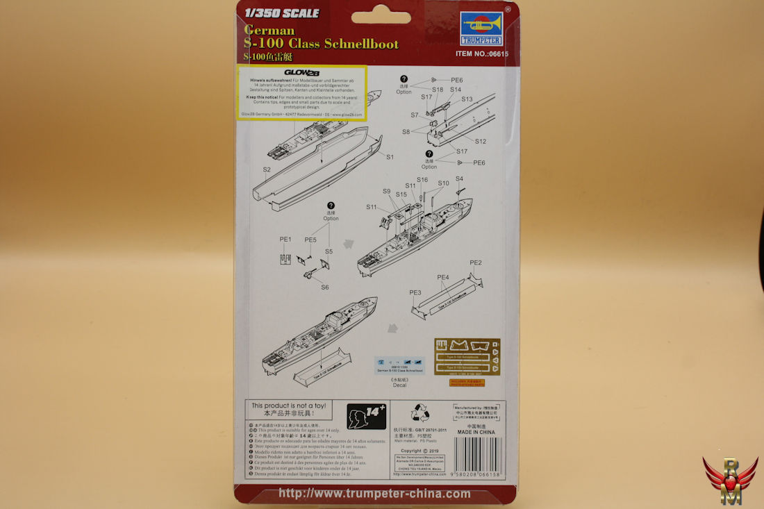 Trumpeter 1/350 German S-100 Class Schnellboot