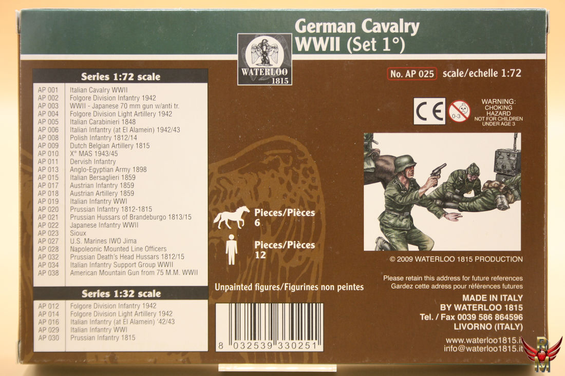 Waterloo1815 German Cavalry WWII (Set 1)