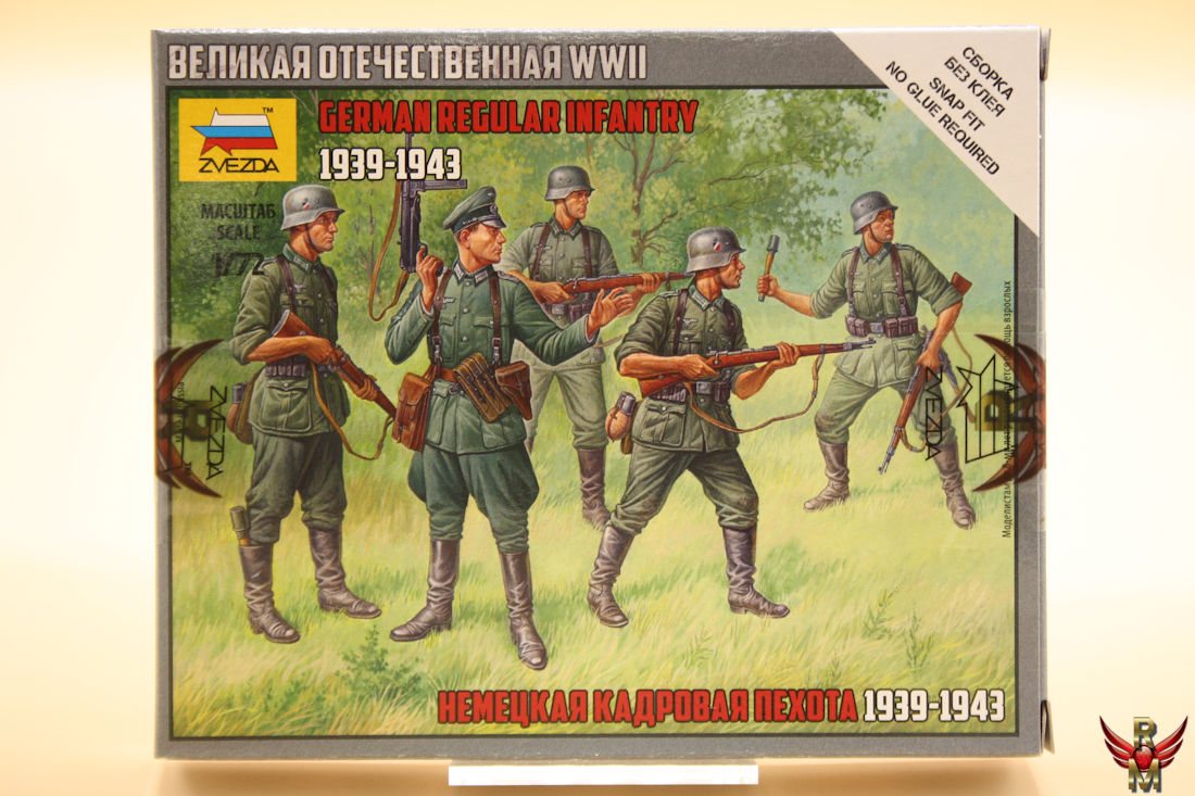 Zvezda 1/72 German Regular Infantry 1939-1943
