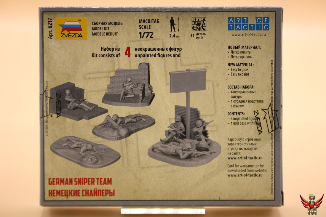 Zvezda 1/72 German Sniper Team