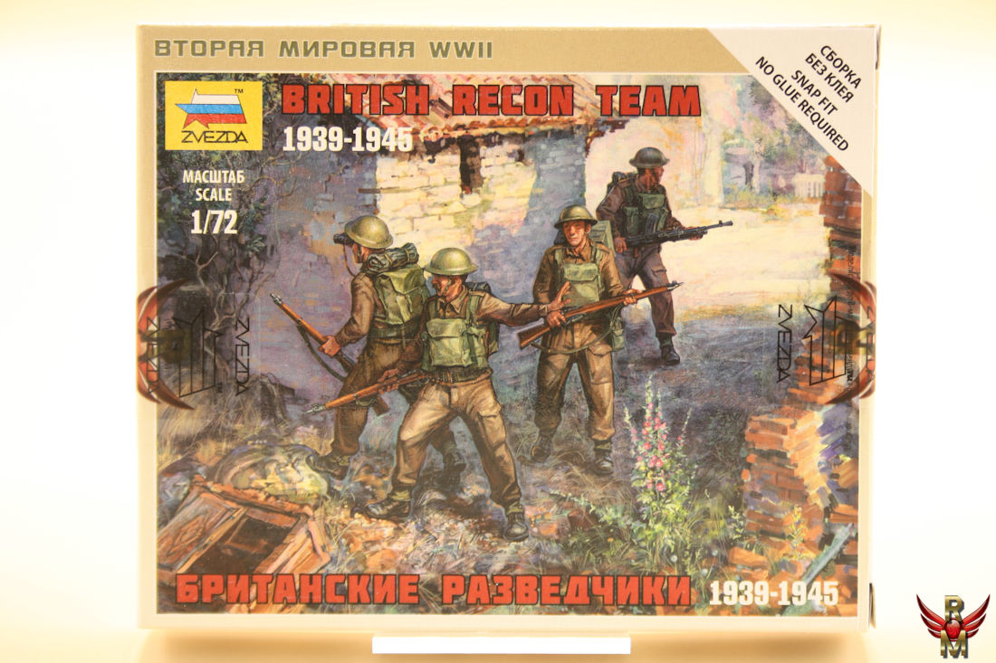Zvezda 1/72 British Recon Team