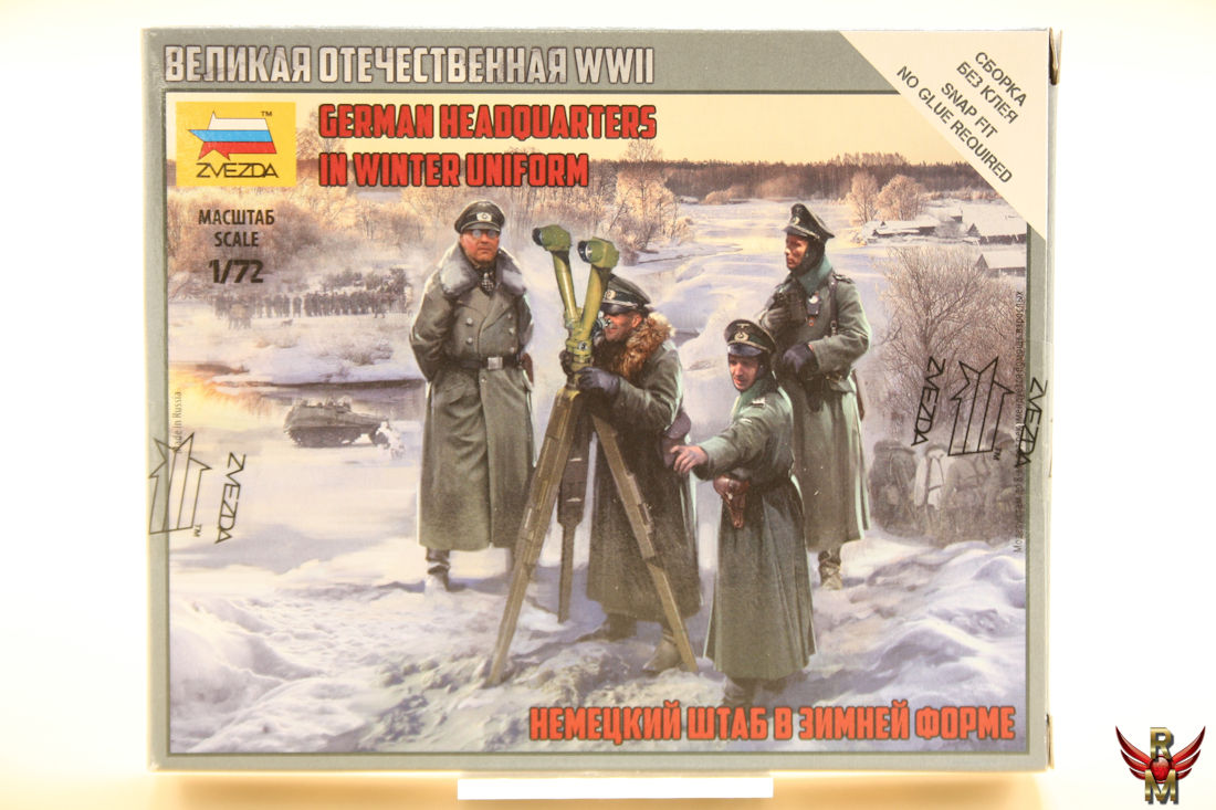 Zvezda 1/72 German Headquarters in Winter Uniform