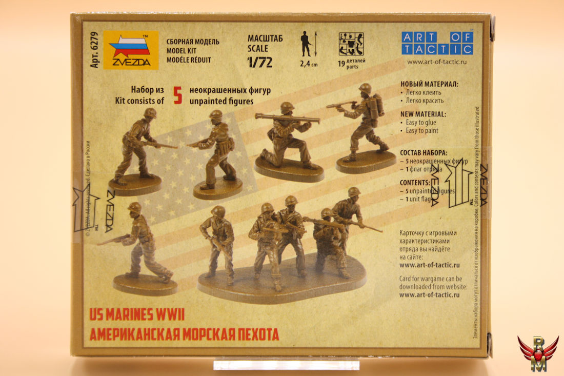 Zvezda 1/72 US Marines WWII