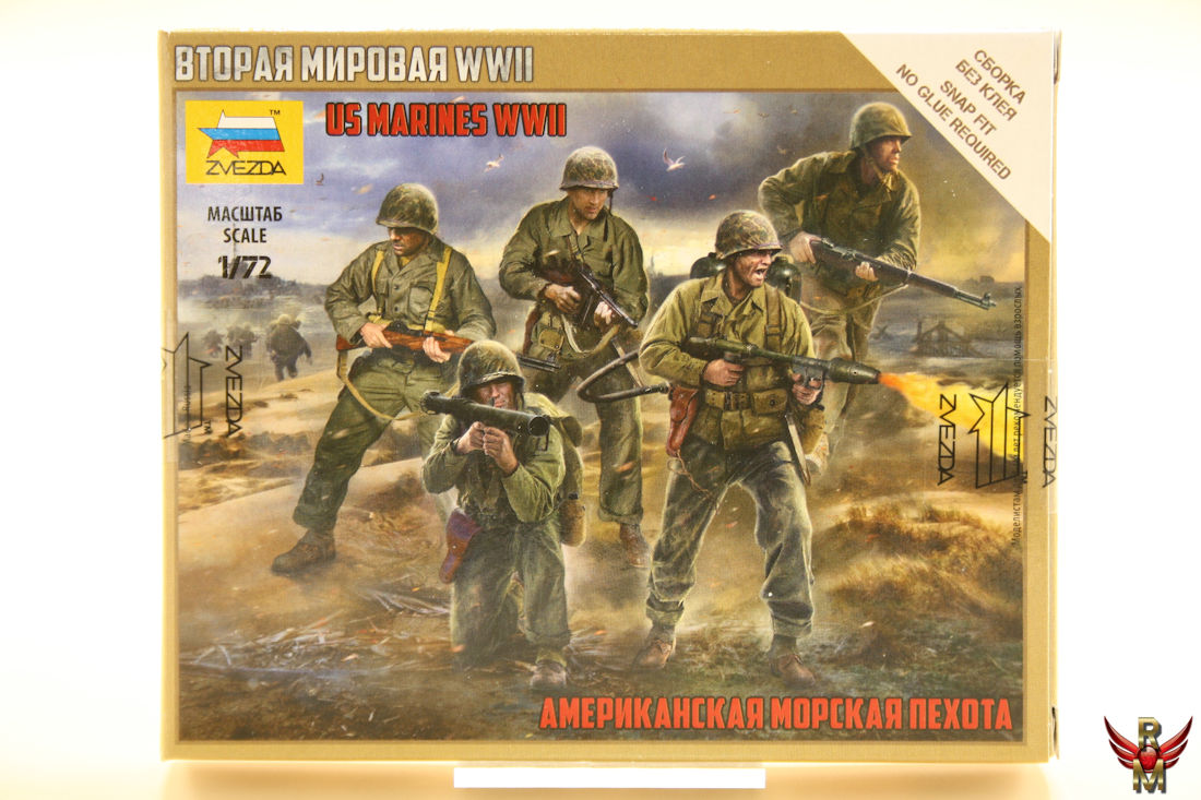 Zvezda 1/72 US Marines WWII