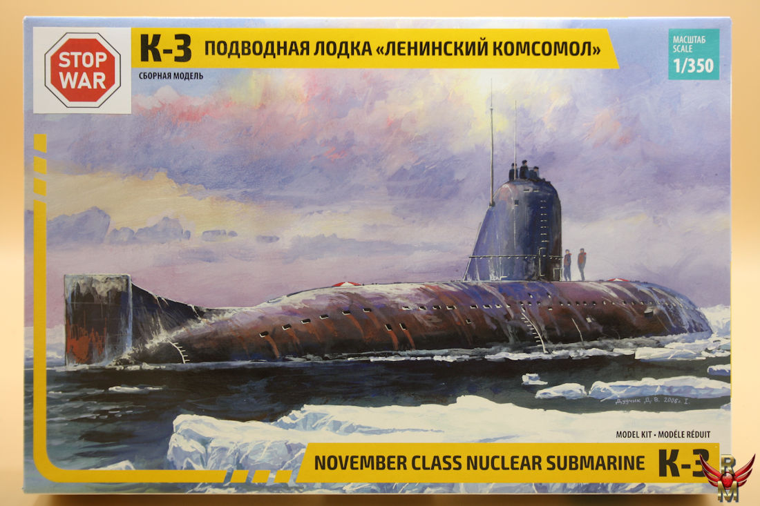 Zvezda 1/350 November Class Nuclear Submarine K-3
