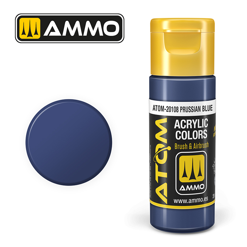 AMMO ATOM 20108 ACRYLIC COLOR PRUSSIAN BLUE 20 ML