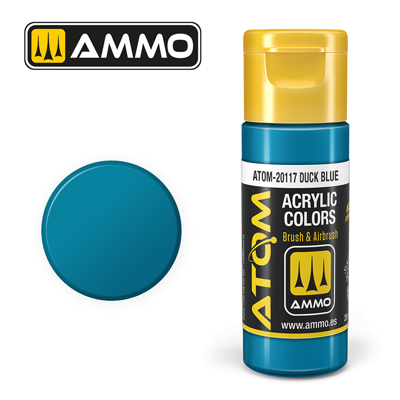 AMMO ATOM 20117 ACRYLIC COLOR DUCK BLUE 20 ML
